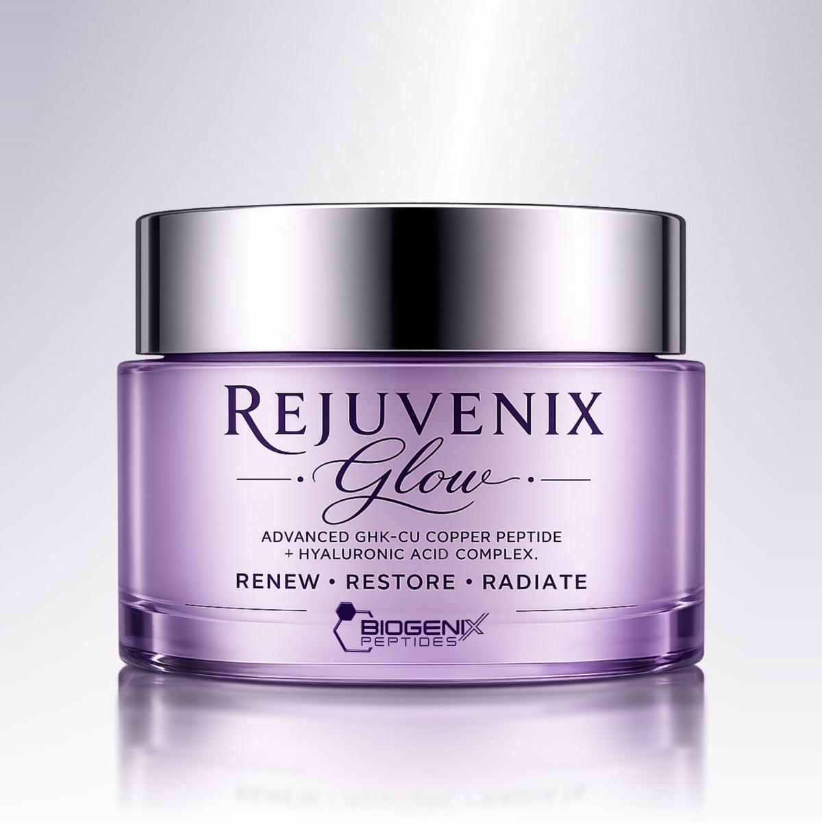 GHK-Cu 0.6% + Hyaluronic Acid Complex – Rejuvenix™ Glow Cream